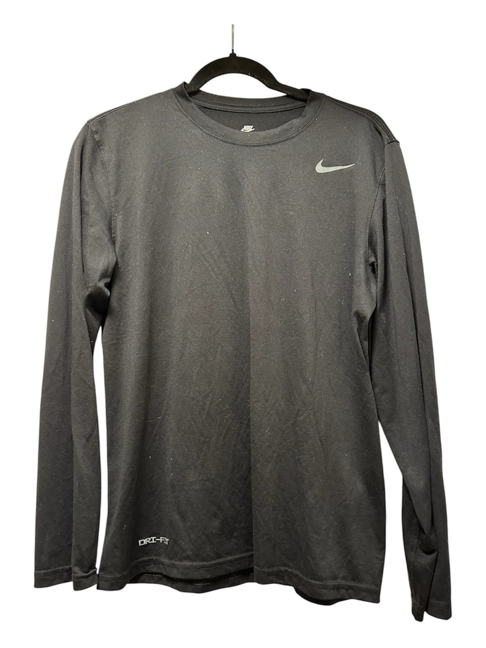 Nike Black Long Sleeve Dri-FIT Crew Shirt